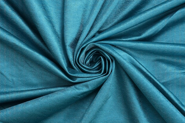 Panipat Textile Hub Polyester Eyelet Aqua Solid Plain Design curtains Pack of 2 - Window (4x5 Feet)