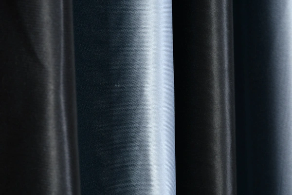 Panipat Textile Hub Polyester Eyelet Black Designer Print curtains Pack of 2 - Window (4x5 Feet)