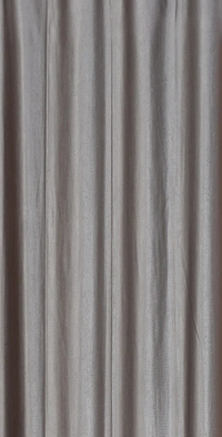 Panipat Textile Hub Polyester Eyelet Grey Solid Plain Design curtains Pack of 2 - Window (4x5 Feet)