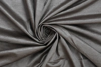 Panipat Textile Hub Polyester Eyelet Grey Solid Plain Design curtains Pack of 2 - Window (4x5 Feet)