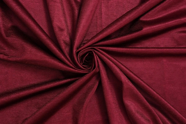 Panipat Textile Hub Polyester Eyelet Maroon Solid Plain curtains Pack of 2 - Long Door (4x9 Feet)