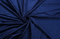 Panipat Textile Hub Polyester Eyelet Navy blue Solid Plain curtains Pack of 2 - Long Door (4x9 Feet)