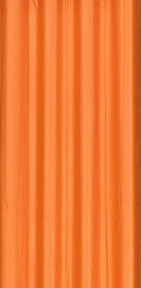 Panipat Textile Hub Polyester Eyelet Orange Solid Plain curtains Pack of 2 - Window (4x5 Feet)
