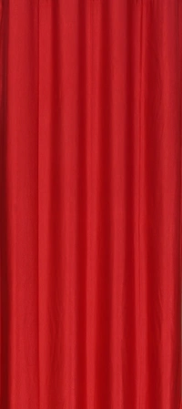 Panipat Textile Hub Polyester Eyelet Red Solid Plain curtains Pack of 2 - Window (4x5 Feet)