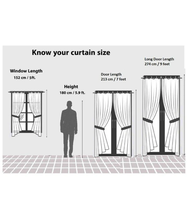 Panipat Textile Hub Polyester Eyelet Red Solid Plain curtains Pack of 2 - Door (4x7 Feet)