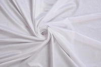 Panipat Textile Hub Polyester Eyelet White Solid Plain curtains Pack of 2 - Window (4x5 Feet)