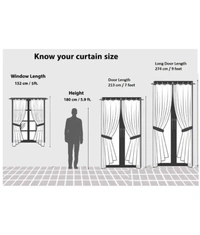 Panipat Textile Hub Semi Transparent  Net Curtains (florel Design ,Gray) Pack of 2 - Window (4x5 feet)