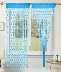 Panipat Textile Hub valentine Heart shape curtains pack of 2