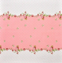 Premium Super Soft Fitted (Elastic) Pink Double Bedsheet with 2 Pillow cover