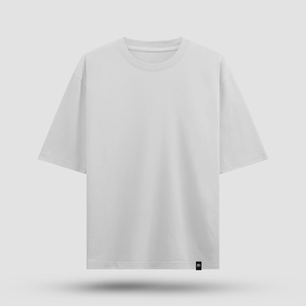 FERA WHITE OVERSIZED PLAIN T-SHIRT