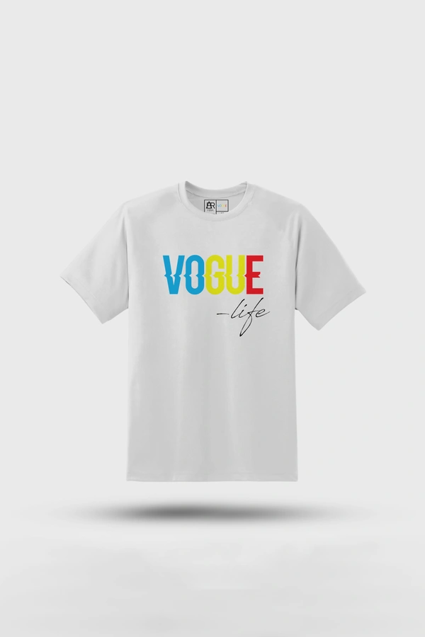 UNISEX VOGUE ROUND NECK T SHIRT