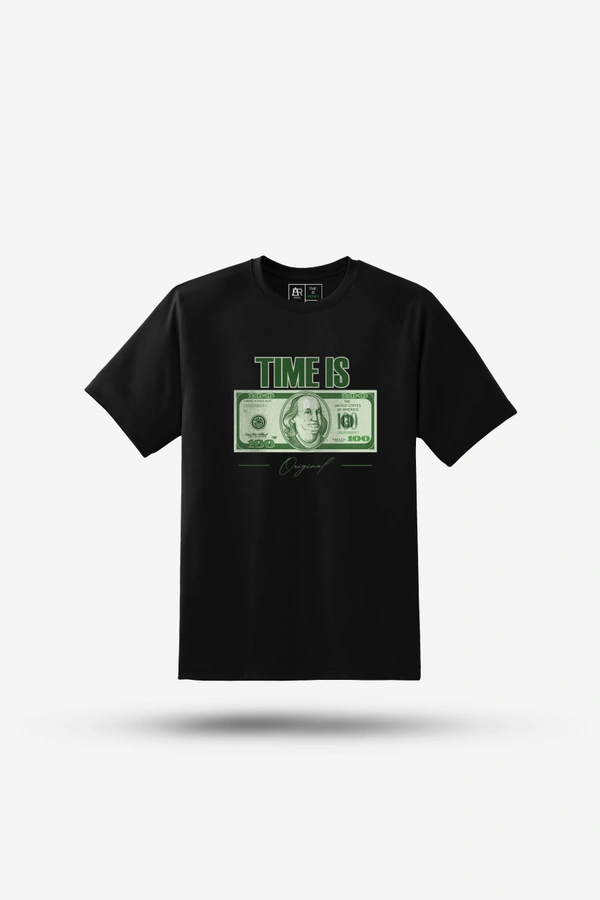 TIME IS MONEY UNISEX ROUND NECK T-SHIRT