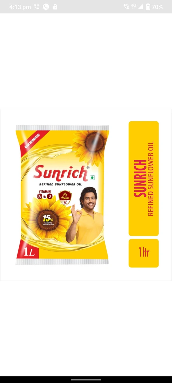 Sunrich Sunflower Oil 