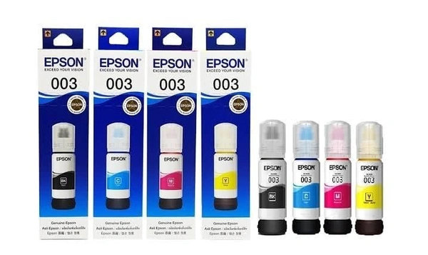 EPSON Epson 003 65ml Ink Bottle Magenta, Yellow, Cyan, Black