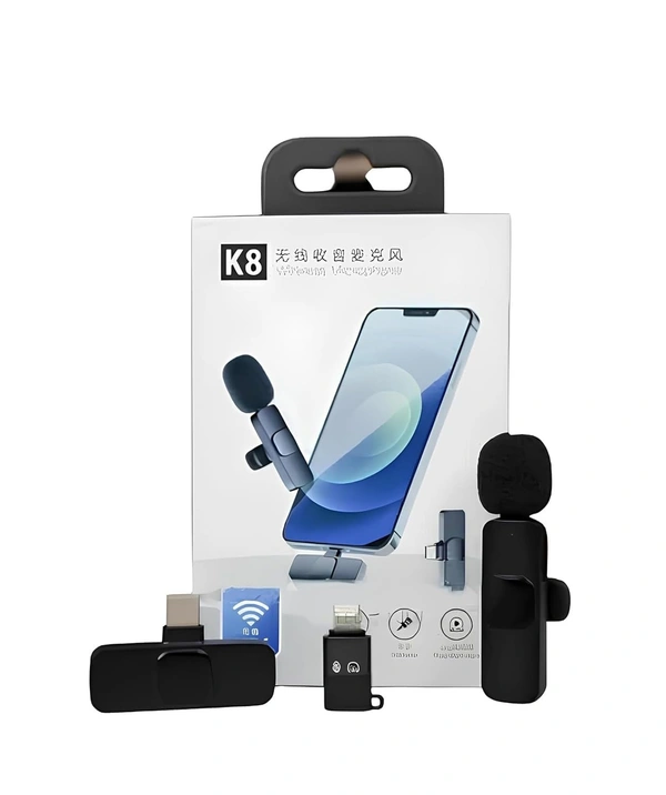 Generic Buy K8 Wireless Clip Microphone Online at Best Price | Clear Sound & Easy Connectivity | JustLook Online Store