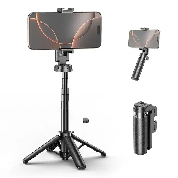 Digitek® DIGITEK DTR 460 SS Tripod – Extendable Selfie Stick Tripod with Wireless Remote for Phones & Cameras