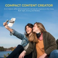 Digitek® DIGITEK DTR 460 SS Tripod – Extendable Selfie Stick Tripod with Wireless Remote for Phones & Cameras