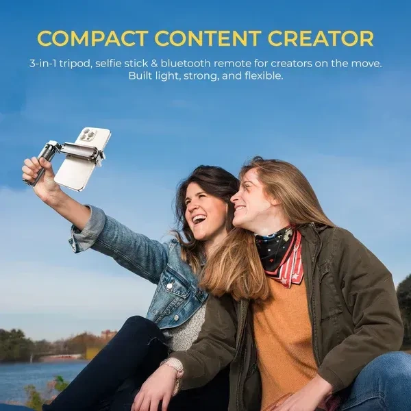 Digitek® DIGITEK DTR 460 SS Tripod – Extendable Selfie Stick Tripod with Wireless Remote for Phones & Cameras