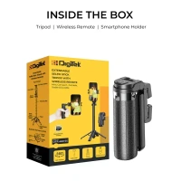 Digitek® Digitek Tripod DTR 460 SS | 2-in-1 Extendable Selfie Stick & Tripod Stand with Bluetooth Wireless Remote for Mobile, Action Camera & Vlogging