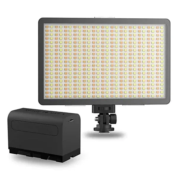 Digitek® Digitek D520WB Bi-Color LED Video Light with NP-750 Battery & Micro USB Charging (Combo)