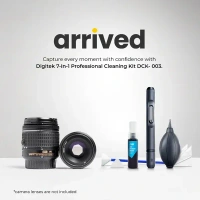 Digitek® Digitek DCK-004 Professional 8-in-1 Camera Cleaning Kit | Travel Kit for Lenses, Cameras, Filters & Displays