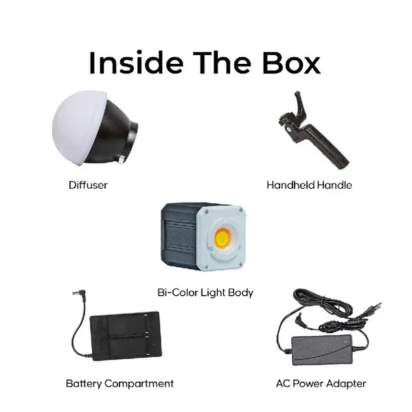 Digitek® Digitek DCL-60 WBC Bi-Color Handheld Continuous LED Video Light – Adjustable CCT for Photography & Videography