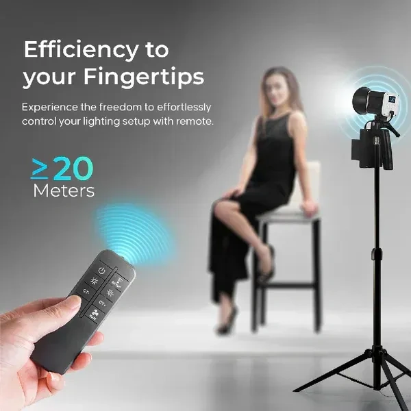 Digitek® Digitek DCL-60 WBC Bi-Color Handheld Continuous LED Video Light – Adjustable CCT for Photography & Videography