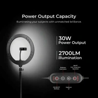 Digitek® Digitek DRL-14C RGB 31cm LED Ring Light with 5ft Stand – Ideal for Photography, Video Shoots & Content Creation