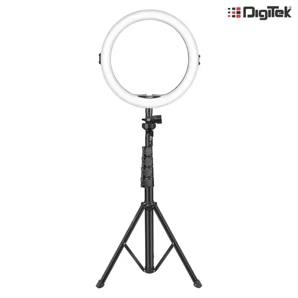 Digitek® Digitek (DRL 12C) 12-inch Professional LED Ring Light with Tripod Stand | Compatible with Mobile Phones & Cameras for Photography, Vlogging & Makeup
