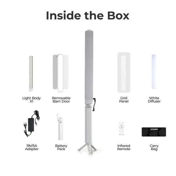 Digitek® Digitek DSL-1000 RGB 100W Portable Handheld RGB LED Stick Light Wand