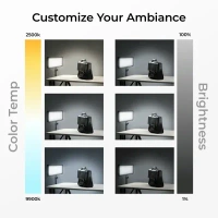 Digitek® Digitek LED-D300 Ultra Slim Portable LED Video Light | Multi-Scene, Adjustable Color & Brightness