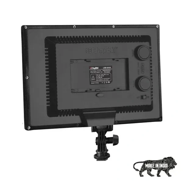 Digitek® Digitek (LED-D520 WB) 37W Professional LED Video Light | Compatible with Tripods, Monopods, Cameras & Camcorders | Ideal for YouTube, Product Photography & Makeup