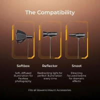 Digitek® Digitek Lite (DCL-250 WBC) Combo Bi-Color Continuous LED Light | Power-Saving, Eco-Friendly | Ideal for Small Production Photography & Video Shoot