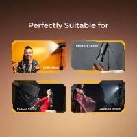 Digitek® Digitek Lite (DCL-250 WBC) Combo Bi-Color Continuous LED Light | Power-Saving, Eco-Friendly | Ideal for Small Production Photography & Video Shoot