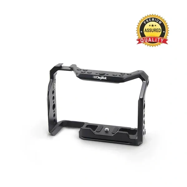 Digitek® Digitek Professional Camera Cage (S) for Sony A7 M4/R4/R4A/S3/A1 – Lightweight Aluminum Cage with HDMI Clamp & Quick Tripod Mount