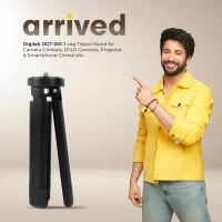 Digitek® Digitek DGT-001 3-Leg Gimbal Stand | Heavy-Duty Camera Support for DSLR, Mirrorless & Videography