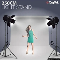Digitek® Digitek (DLS-9FT) Lightweight & Portable Aluminum Alloy Light Stand | Ideal for Ring Light, Flash, Softbox, Reflector & Studio Photography (Indoor & Outdoor)