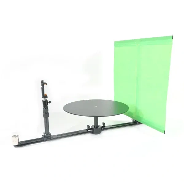 Digitek® Digitek (DRP 001) 360° Rotating Camera Slider & Turntable | Portable Photography & Video Booth Platform for Smartphone, DSLR, YouTube & Product Shoots