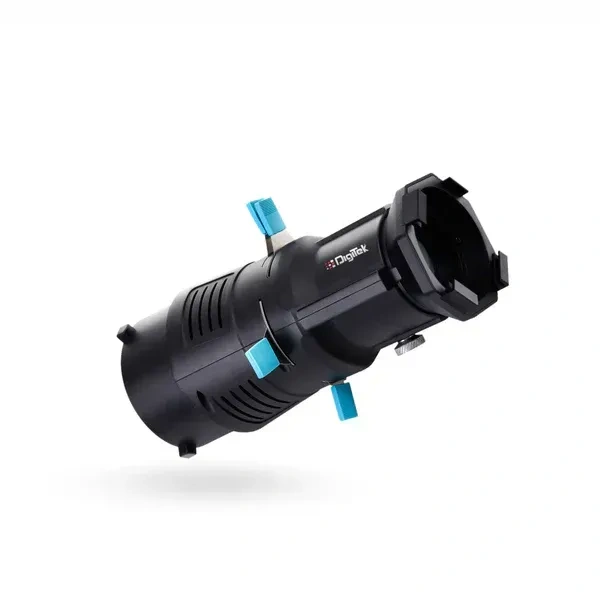 Digitek® Digitek DS 220 Bowens Mount Snoot Kit for Photography & Videography | 20 GOBOs, 4 Color Gels, Focus Ring, Premium Metal Construction