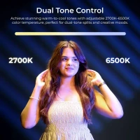 Digitek® Digitek DS 30 WTP Optical Snoot Zoom Gobo Projector | 30W, 15 GOBOs, 5 Color Gels, 12 Special Effects, 3900 Lumen, Dual Temp 2700K-6500K, 3000mAh Battery