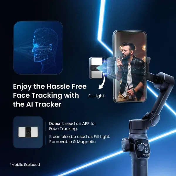 Digitek® Digitek DSG-009F AI 3-Axis Wide Angle Smartphone Gimbal | Buy Online at Justlook Store