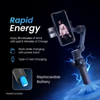 Digitek® Digitek DSG-009F AI 3-Axis Wide Angle Smartphone Gimbal | Buy Online at Justlook Store