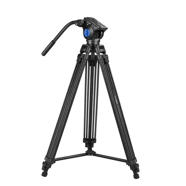 Digitek® Digitek (DTR-510VD PRO PLUS) 70 Inch Professional Video Aluminium Tripod | 5.10ft Height, 15kg Load, Multipurpose Head for Low-Level Shooting & Smooth Panning | Compatible with All DSLR & Video Cameras