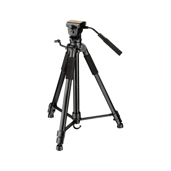 Digitek® Digitek (DTR 590 VD PRO) 5.90ft Aluminum Tripod | 6kg Load Capacity, 2-Way Adjustable Head, Ideal for DSLR & Video Cameras