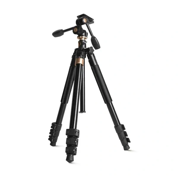 Digitek® Digitek (DTR 620 BH) 6ft Multi-Angle DV Tripod Cum Monopod | 20kg Load, 3-Way Pan & Tilt Head, Central Column, 4-Section Adjustable Legs, Quick Release & Flip Lock for DSLR & Video Cameras