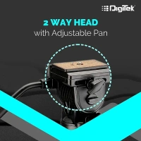 Digitek® Digitek (DTR 690 VD PRO) Aluminum Tripod 208cm | 6.85ft Height, 3kg Load | Lightweight Tripod for DSLR & Camcorders