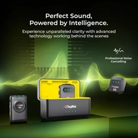 Digitek® DWM-118 Wireless Microphone – 50m Range, Advanced Noise Reduction