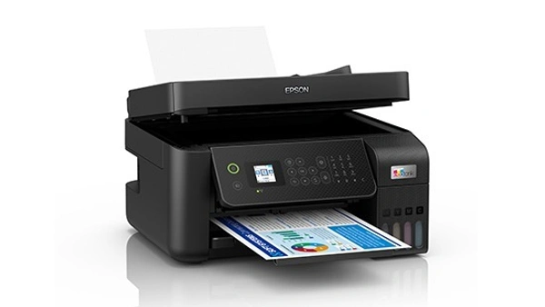 EPSON Epson EcoTank L5290 Wireless All-in-One InkTank Printer (Black) | Print, Scan, Copy & Fax with ADF | Color Home & Office Inkjet Printer
