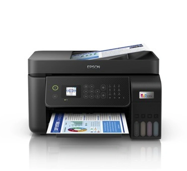 EPSON Epson EcoTank L5290 Wireless All-in-One InkTank Printer (Black) | Print, Scan, Copy & Fax with ADF | Color Home & Office Inkjet Printer