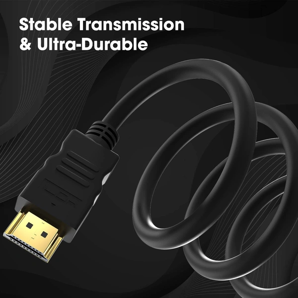 Genric HDMI Cable 1.5 Meter – High-Speed HDMI to HDMI Cable for TV, Laptop, Monitor & Projector